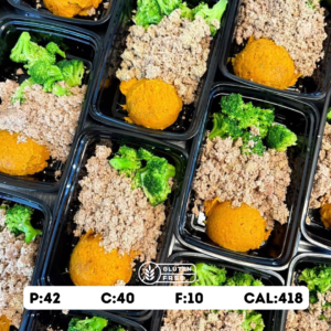 Ground Turkey with Sweet Potato & Broccoli