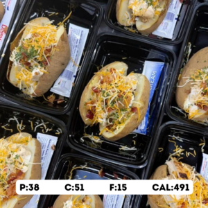 Chicken & Bacon Ranch Stuffed Potato